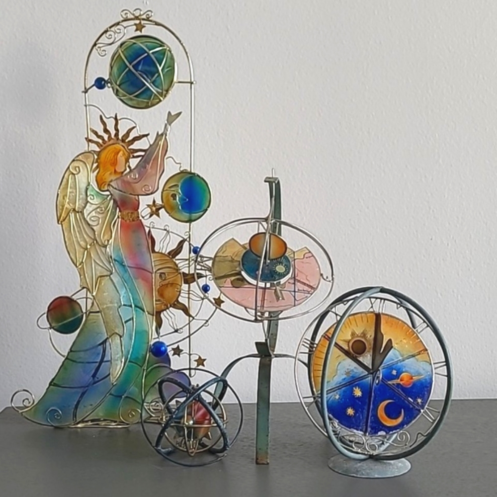 ISO Info on Vintage Celestial Angel, Spheres, and Sundial - Picture 1 of 6